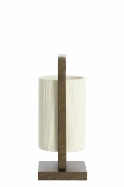 Light en Living Tafellamp 22,5x15x37,5 cm LECCE donkerbruin + touw naturel Hot