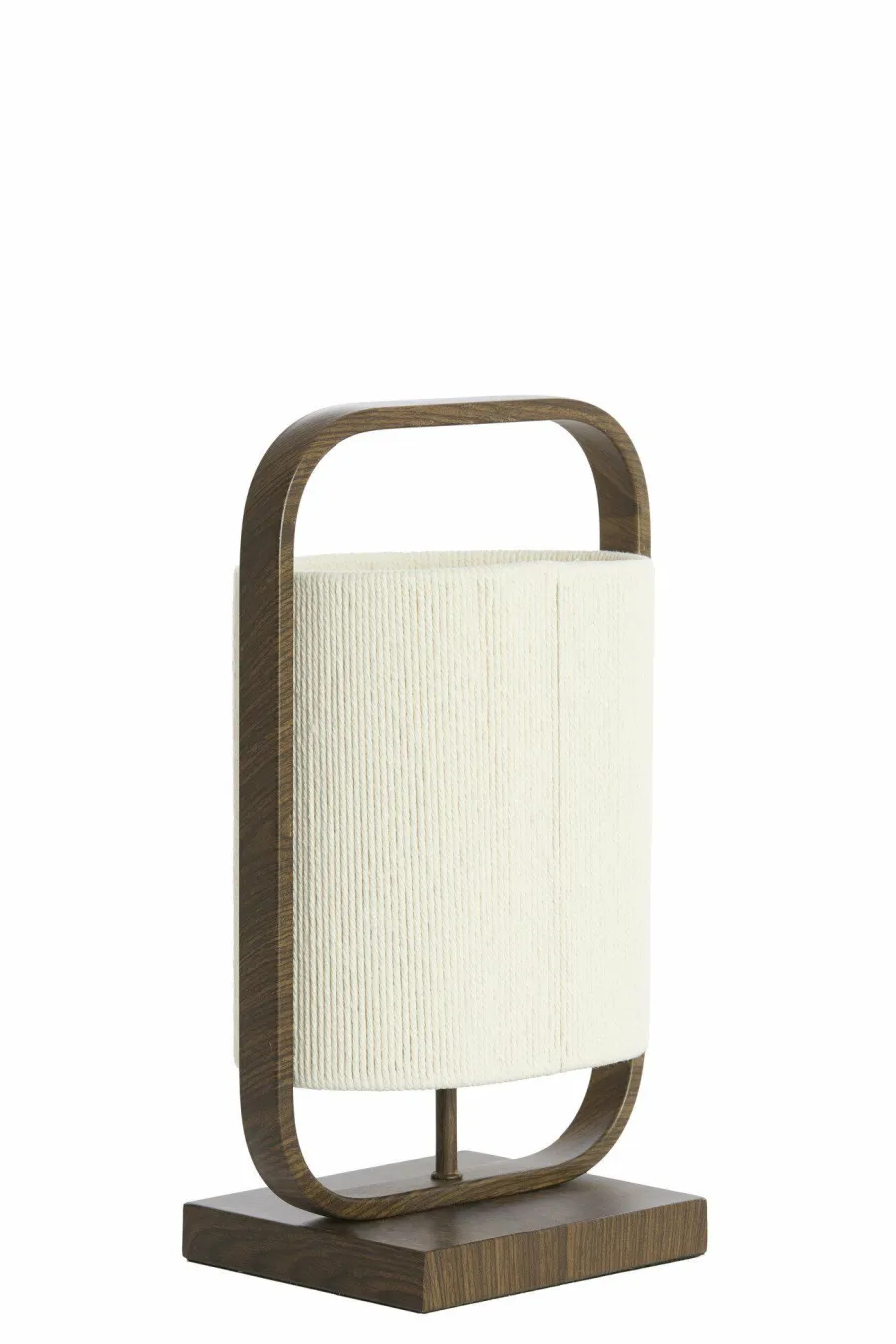 Light en Living Tafellamp 22,5x15x37,5 cm LECCE donkerbruin + touw naturel Hot