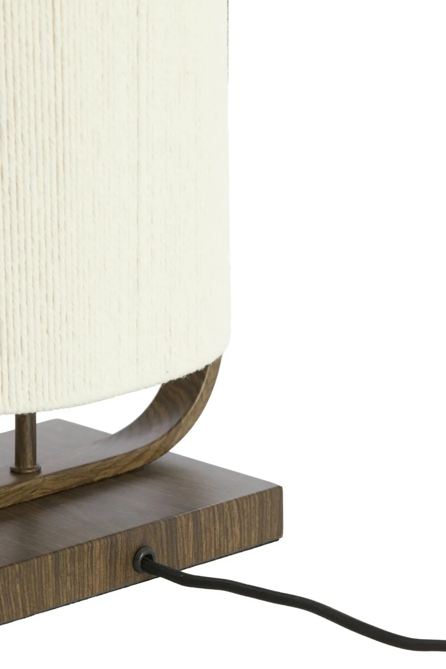 Light en Living Tafellamp 22,5x15x37,5 cm LECCE donkerbruin + touw naturel Hot