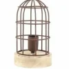 Light en Living Tafellamp Ø14,5x25 cm Carandira roest-hout Clearance
