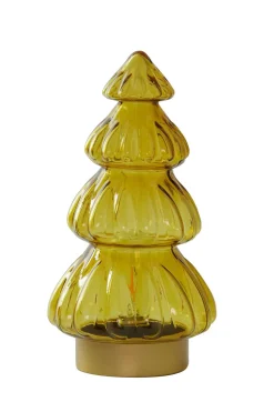 Light en Living Tafellamp LED Ø15x28 cm TREE glas glans okergeel Sale