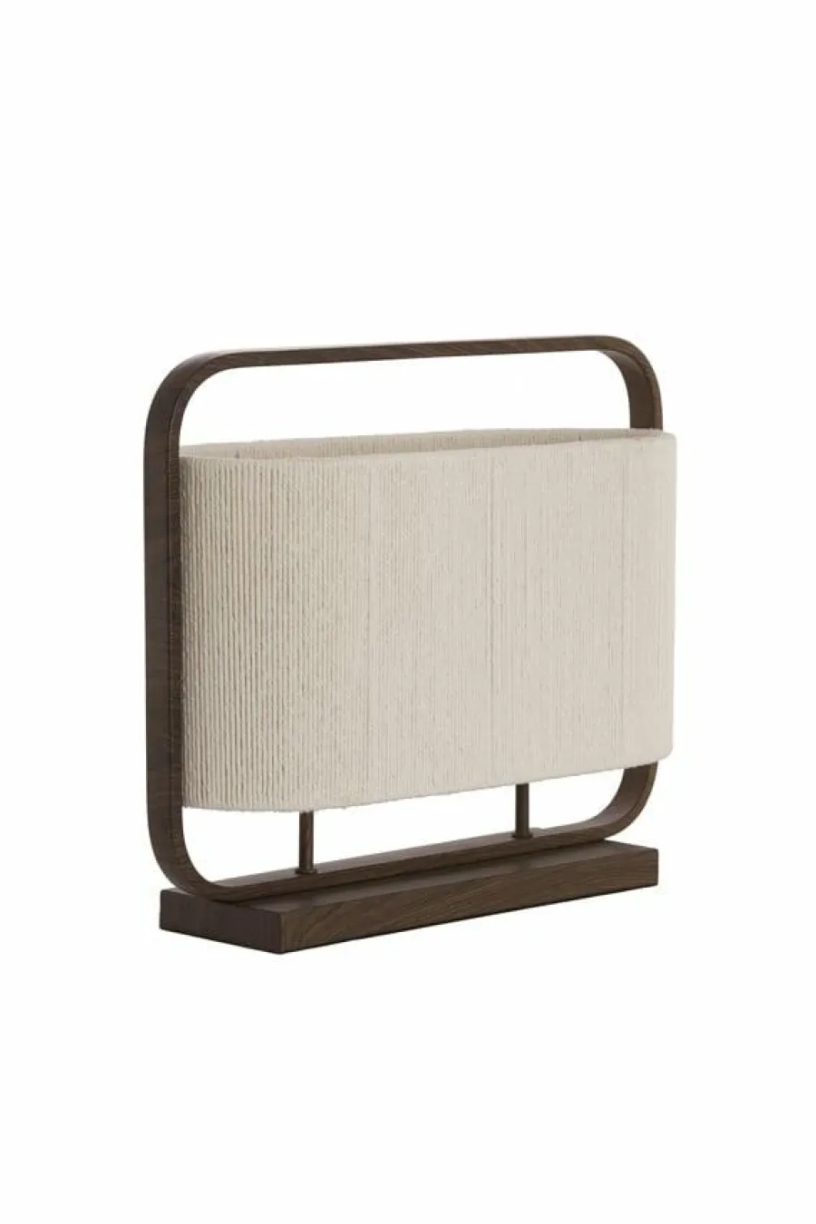 Light en Living Tafellamp 45x15x37,5 cm LECCE donkerbruin + touw naturel Outlet