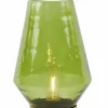 Light en Living Tafellamp LED JAYA glas groen+goud Hot