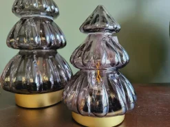 Light en Living Tafellamp LED Ø12x18 cm TREE glas glans donker bruin Best