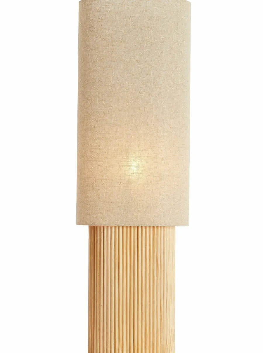 Light en Living Tafellamp 30x20x94 cm LASLO hout natural+linnen naturel Sale