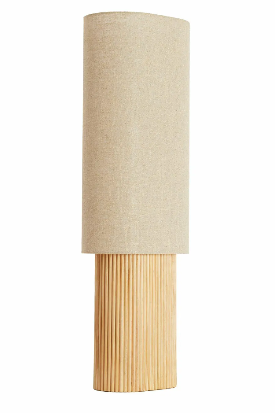 Light en Living Tafellamp 30x20x94 cm LASLO hout natural+linnen naturel Sale