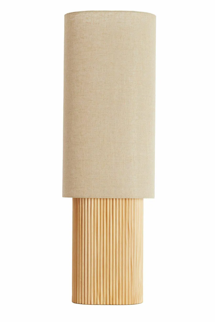 Light en Living Tafellamp 30x20x94 cm LASLO hout natural+linnen naturel Sale