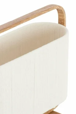 Light en Living Tafellamp 45x15x37,5 cm LECCE houtprint + touw naturel Outlet