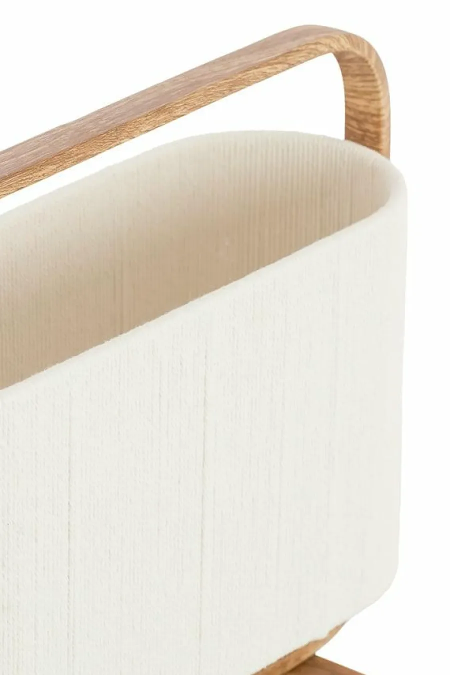 Light en Living Tafellamp 45x15x37,5 cm LECCE houtprint + touw naturel Outlet