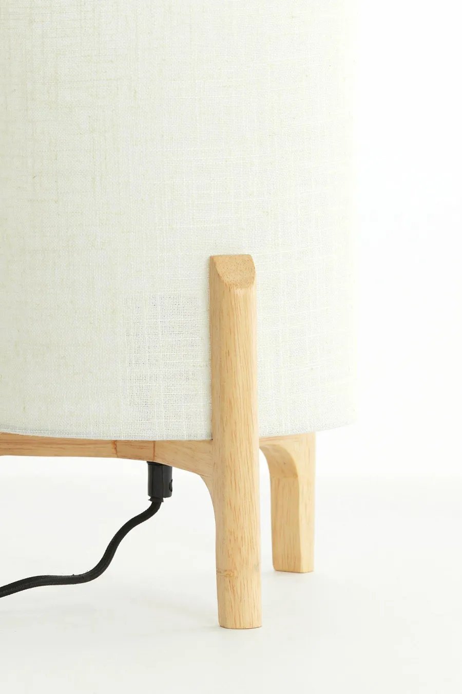 Light en Living Tafellamp Ø22x33 cm LITTO naturel+linnen wit Hot