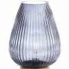 Light en Living Tafellamp LED TAJERA glas grijs+goud Ø21x28 cm Hot