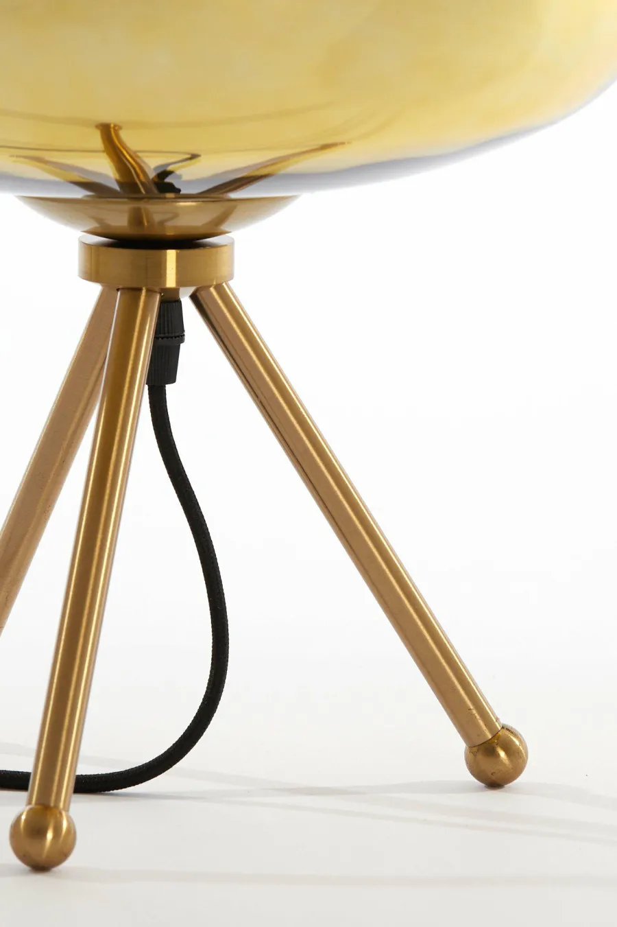 Light en Living Tafellamp Ø30x43 cm MAYSON glas goud-helder+goud