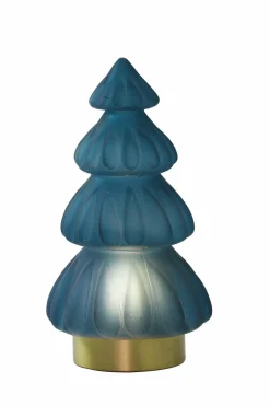 Light en Living Tafellamp LED Ø15x28 cm TREE glas mat petrol Hot