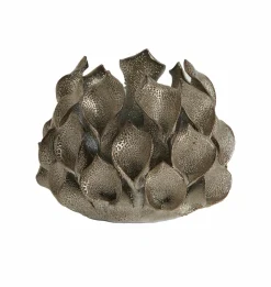 Light en Living Theelicht Ø10x8 cm cm SOREJA porselein brons Best