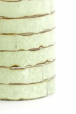 Light en Living Theelicht DRONERI Ø10x13 cm – Glas Helder + Mintgroen | Light & Living Clearance