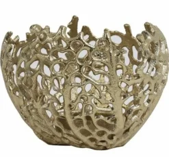 Light en Living Theelicht Ø12x10 cm SABELA antiek goud Clearance