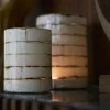 Light en Living Theelicht Ø14x20 cm DRONERI glas helder+mint groen Hot