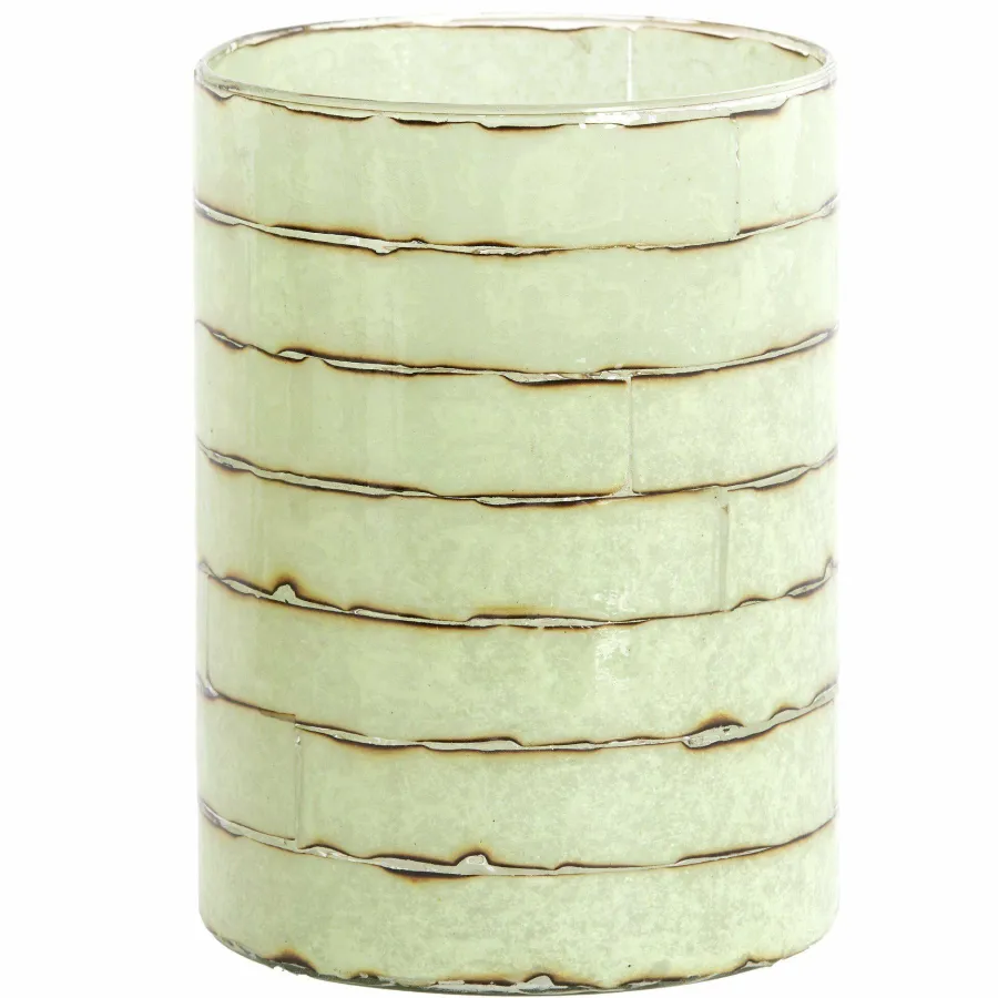 Light en Living Theelicht Ø14x20 cm DRONERI glas helder+mint groen Hot