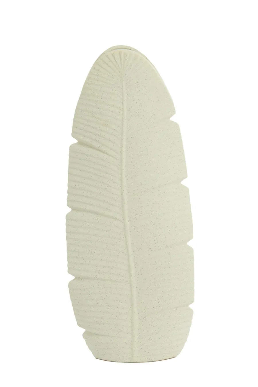 Light en Living Vaas Deco 16X10X38,5 cm LOU keramiek mat creme New