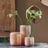 Light en Living Vaas BOWIE glas perzik-bruin - Diverse afmetingen Sale