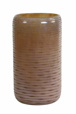 Light en Living Vaas BOWIE glas perzik-bruin - Diverse afmetingen Sale