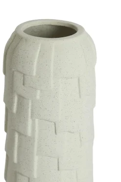 Light en Living Vaas deco Ø14,5x42 cm LEIMA keramiek mat crème New