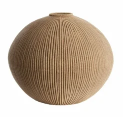 Light en Living Vaas deco Ø46x37 cm VALERIE licht bruin Clearance