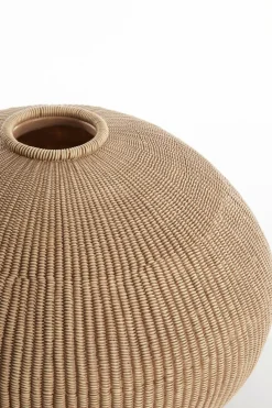 Light en Living Vaas deco Ø46x37 cm VALERIE licht bruin Clearance