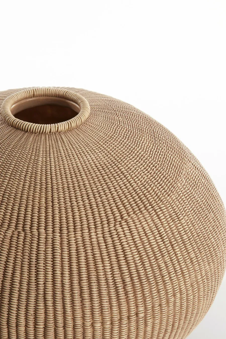 Light en Living Vaas deco Ø46x37 cm VALERIE licht bruin Clearance