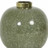 Light en Living Vaas deco Ø26x26 cm CHOW groen/wit-goud Clearance