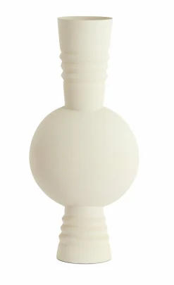 Light en Living Vaas deco Ø18X54,5 cm KAVANSI mat creme Outlet