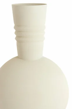 Light en Living Vaas deco Ø18X54,5 cm KAVANSI mat creme Outlet