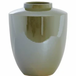 Light en Living Vaas deco Ø32x40 cm TALEA keramiek olie licht groen