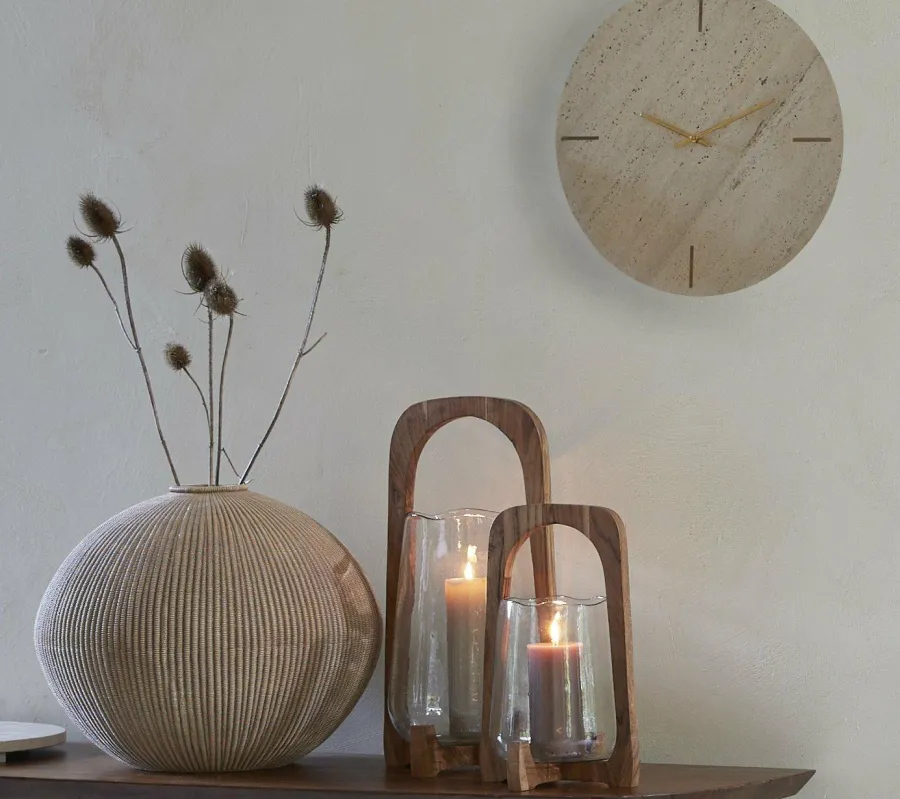 Light en Living Vaas deco Ø35x26,5 cm VALERIE licht bruin New