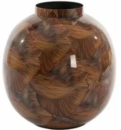 Light en Living Vaas deco Ø26x27 cm MILOS bruin-licht bruin Clearance
