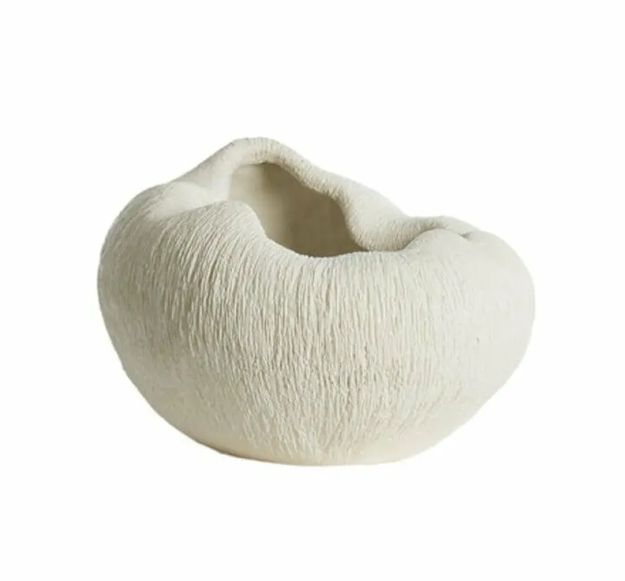 Light en Living Vaas deco 39,5x32x24 cm DENISA crème Outlet