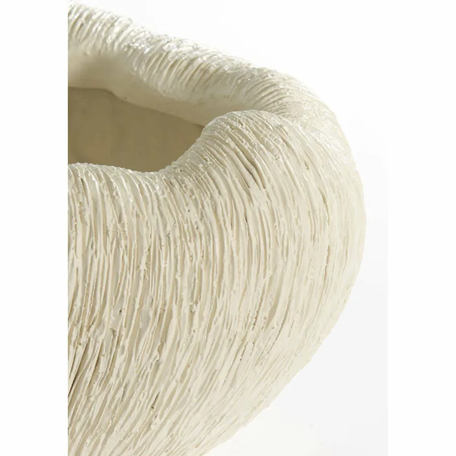 Light en Living Vaas deco 39,5x32x24 cm DENISA crème Outlet