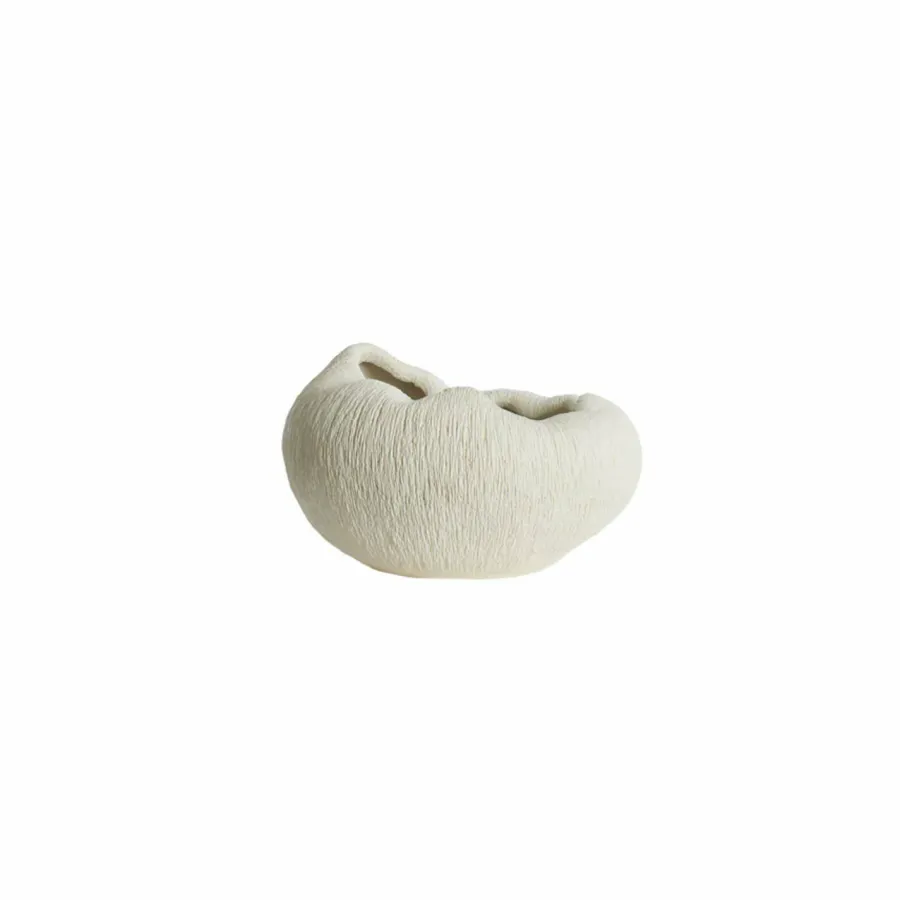 Light en Living Vaas deco 39,5x32x24 cm DENISA crème Outlet