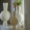 Light en Living Vaas deco Ø14x40 cm cm KAVANSI mat creme New