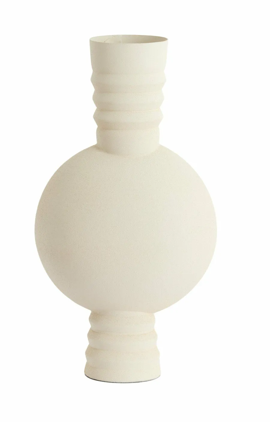 Light en Living Vaas deco Ø14x40 cm cm KAVANSI mat creme New