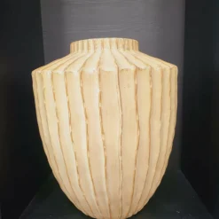 Light en Living Vaas deco Ø32X40 cm TALEA keramiek zand-beige Best