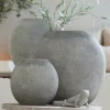 Light en Living Vaas deco RAYSKIN grijs - 49,5x20x45 cm Discount