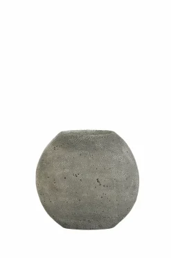 Light en Living Vaas deco RAYSKIN grijs - 49,5x20x45 cm Discount