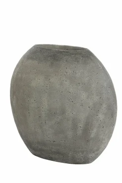 Light en Living Vaas deco RAYSKIN grijs - 49,5x20x45 cm Discount