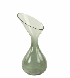 Light en Living Vaas deco Herley glas grijs groen - 2 maten Hot