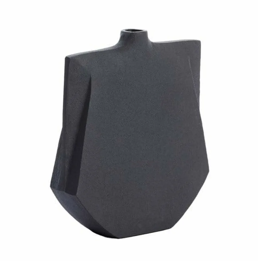 Light en Living Vaas deco 27,5x7x32,5 cm MAKAHA mat zwart Discount