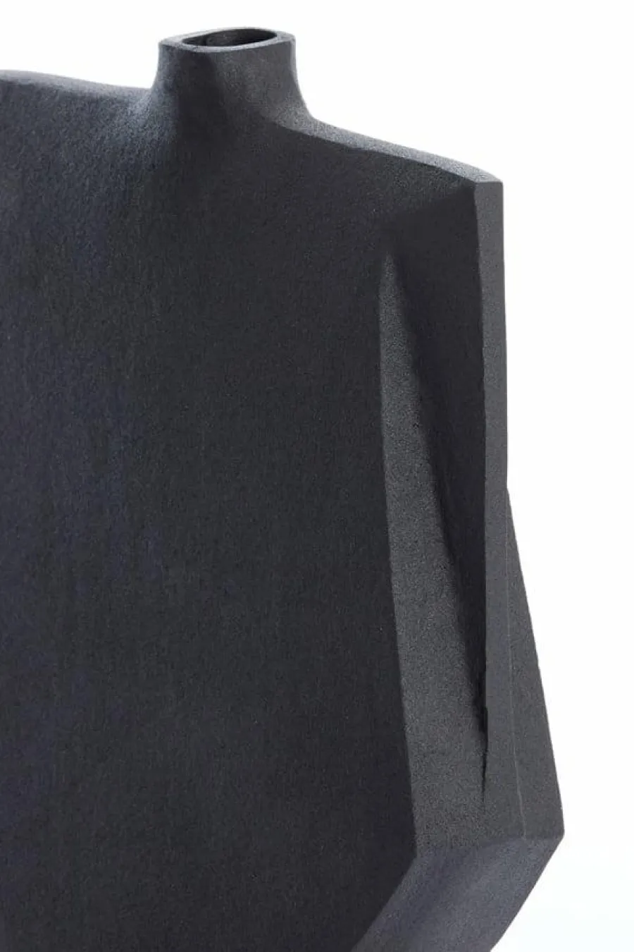 Light en Living Vaas deco 27,5x7x32,5 cm MAKAHA mat zwart Discount
