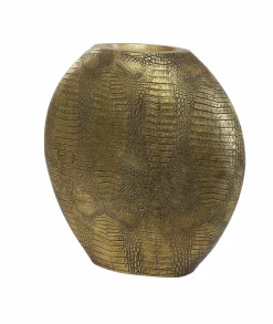 Light en Living Vaas deco 39x11x40 cm SKELD antiek brons Outlet