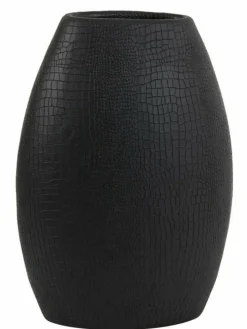 Light en Living Vaas deco 35x20,5x49,5 cm MAMBAS zwart Outlet