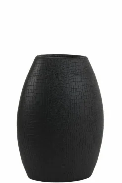 Light en Living Vaas deco 35x20,5x49,5 cm MAMBAS zwart Outlet